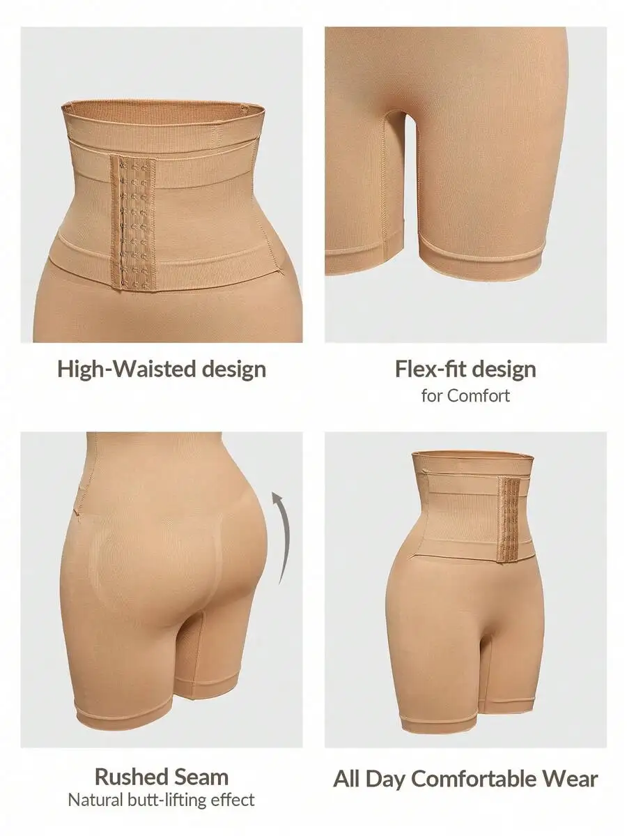 Seamless High Waisted Mid Thigh Shapewear Short With Adjustable Closure Butt Lifter Tummy Control
Seamless High Waisted Mid Thigh Shapewear Short With Adjustable Closure Butt Lifter Tummy Control