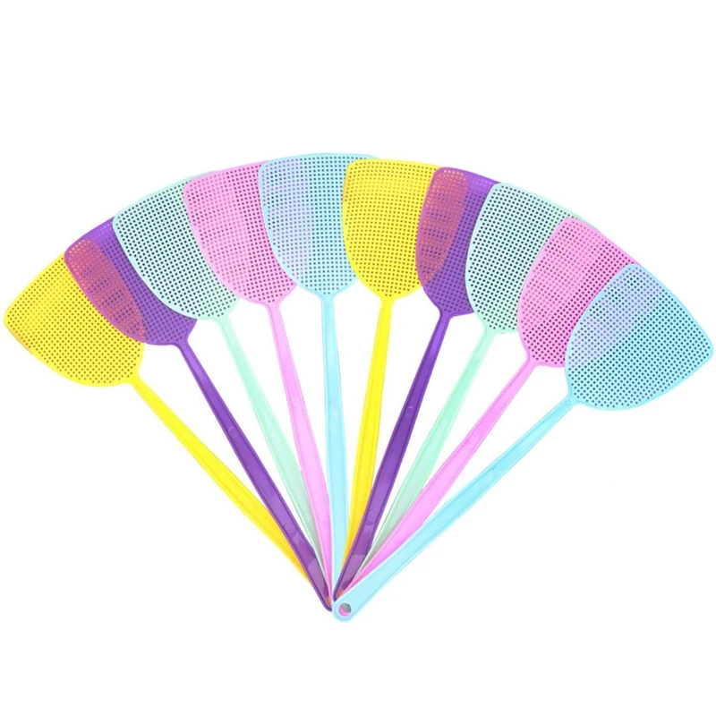 Fly Swatter 10 Pack Plastic Long Handle Fly Swat Manual Swat Pest Control For Flies And Mosquito Multi-Color Random
Fly Swatter 10 Pack Plastic Long Handle Fly Swat Manual Swat Pest Control For Flies And Mosquito Multi-Color Random
