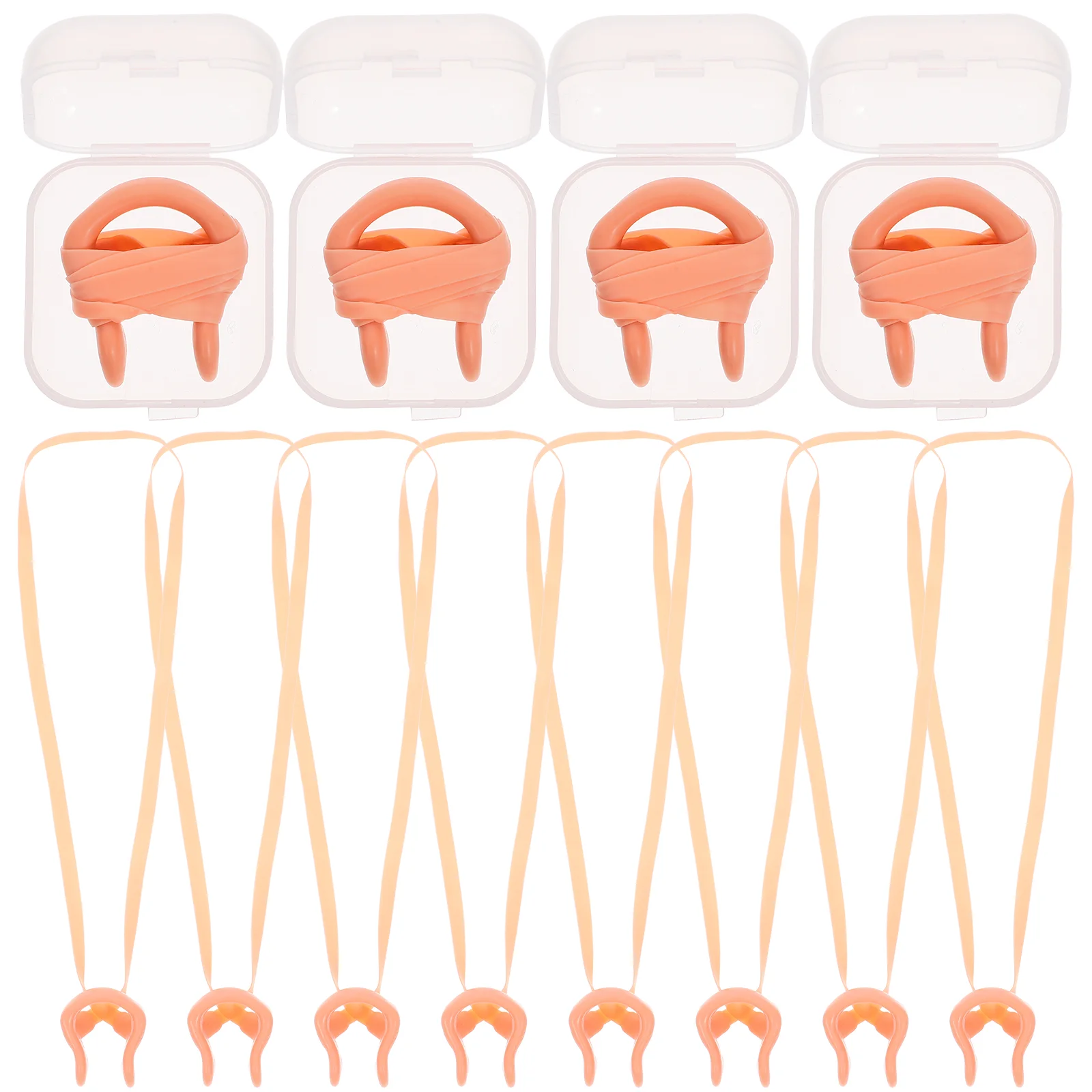 12 Pcs Water-resistant Nose Clip Sports Swim Nasal Splint Swimming Boxed for Lessons with Strap
12 Pcs Water-resistant Nose Clip Sports Swim Nasal Splint Swimming Boxed for Lessons with Strap