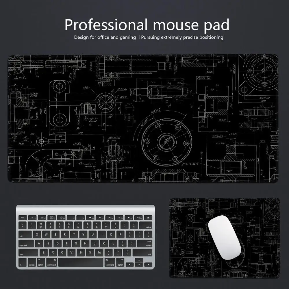 Mouse Pad Gaming Accessory Mechanical Drawing Large HD Mousepad XXL HYBXAXC Natural Rubber Carpet Non-Slip Table Mat Office Rug
Mouse Pad Gaming Accessory Mechanical Drawing Large HD Mousepad XXL HYBXAXC Natural Rubber Carpet Non-Slip Table Mat Office Rug