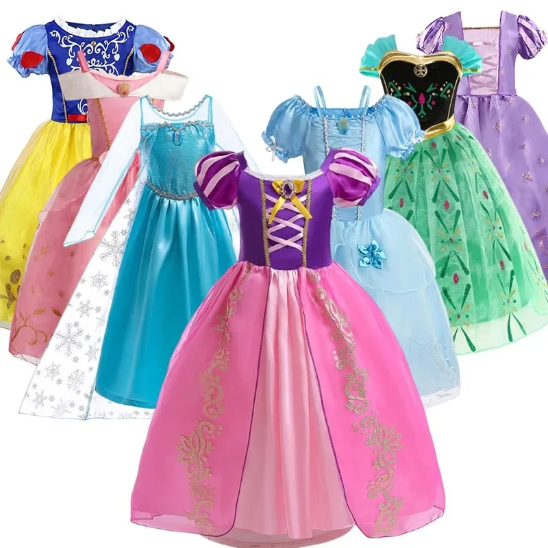 Rapunzel Cinderella Costume for Girls Halloween Disguise Role Playing Elsa Princess Dress Christmas Birthday Party Kids Clothes
Rapunzel Cinderella Costume for Girls Halloween Disguise Role Playing Elsa Princess Dress Christmas Birthday Party Kids Clothes