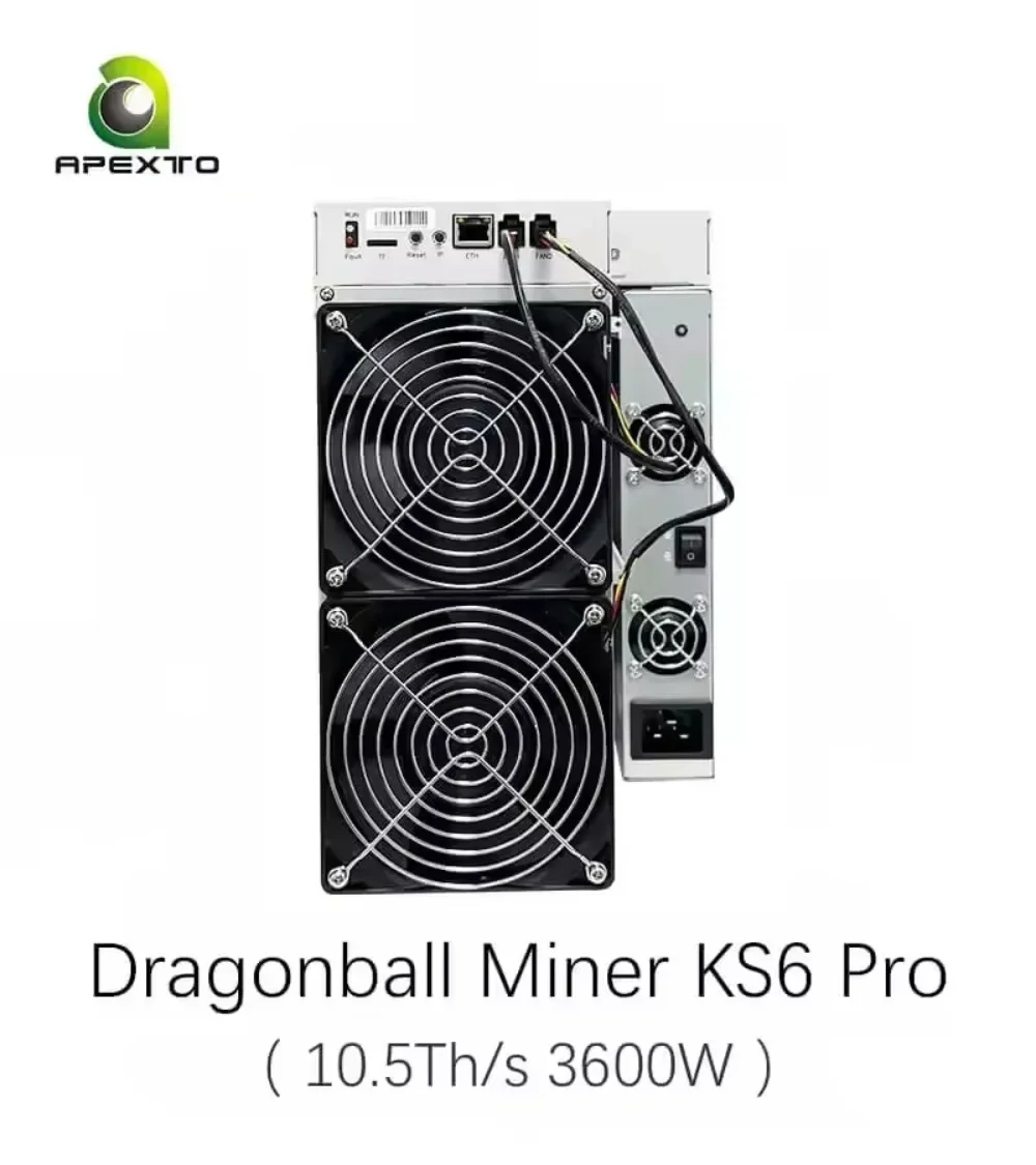 СОВЕРШЕННО НОВЫЙ майнер DragonBall KS6 Pro 10,5T 3600W KAS Miner для майнинга Kaspa
СОВЕРШЕННО НОВЫЙ майнер DragonBall KS6 Pro 10,5T 3600W KAS Miner для майнинга Kaspa