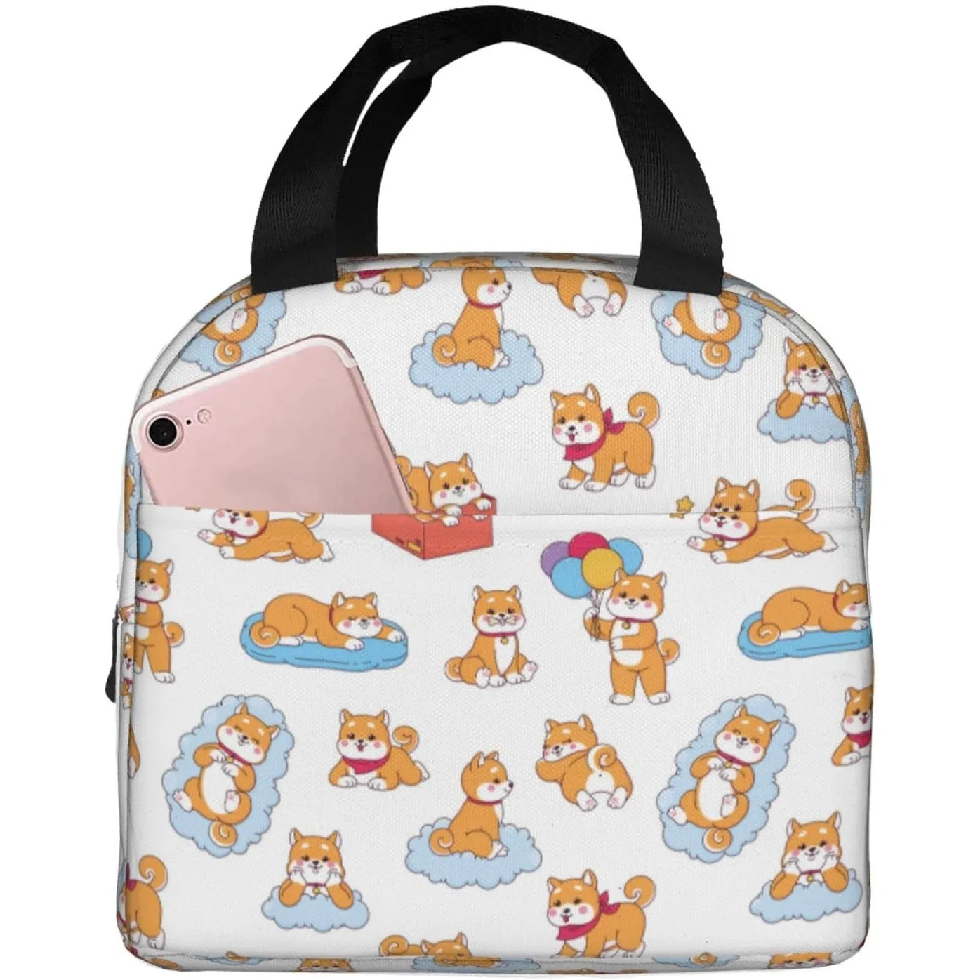 Insulated Lunch Bags for Men Women Work - Cute Cartoon Corgi Balloon Box Soft Cooler Bag Insulated for Travel
Insulated Lunch Bags for Men Women Work - Cute Cartoon Corgi Balloon Box Soft Cooler Bag Insulated for Travel