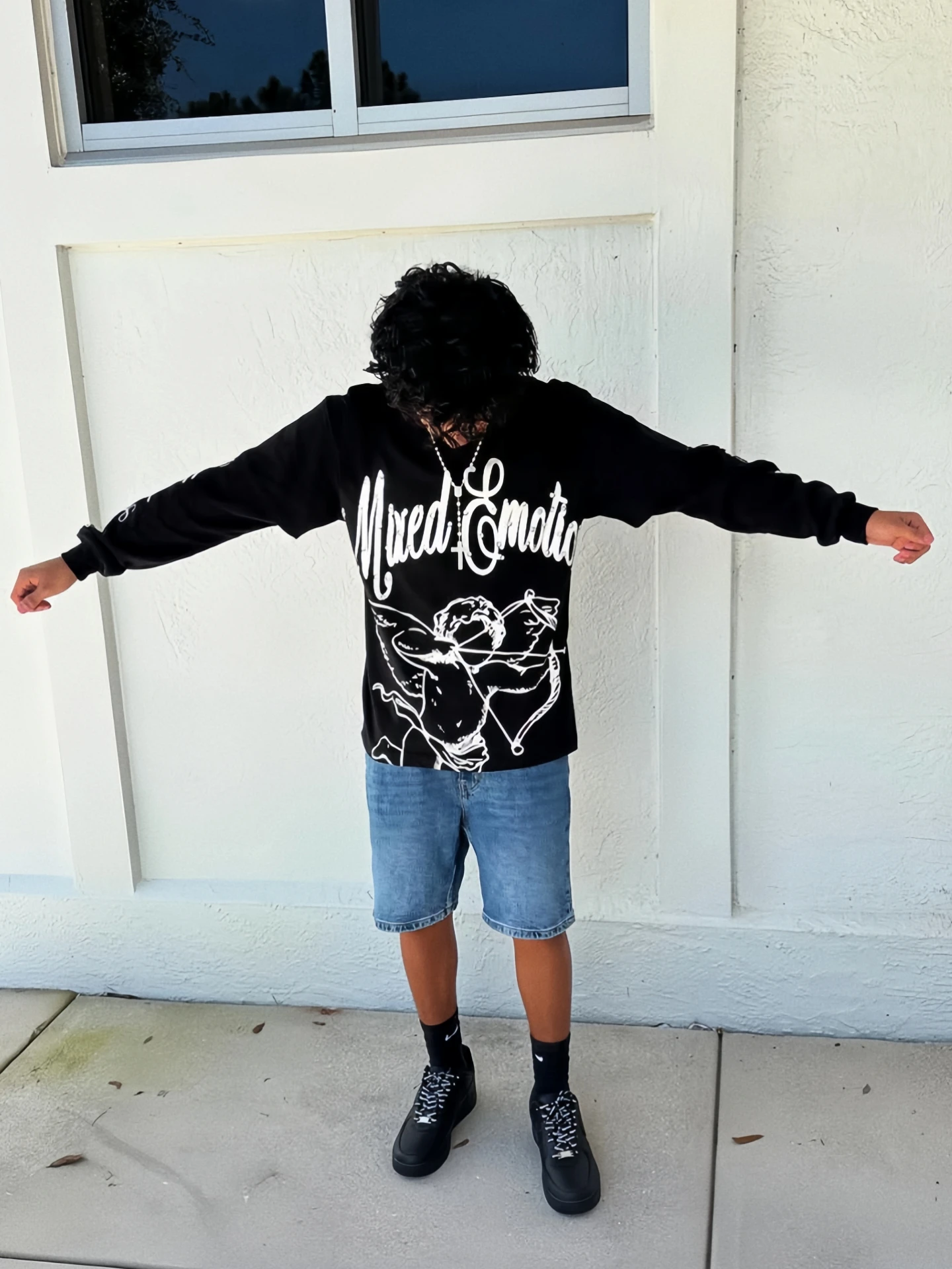 Футболка Angel Embedded Diamond American Sle Long Sve в стиле пэчворк Base irt Повседневная хлопковая круглая футболка для пар Ne ort Length
Футболка Angel Embedded Diamond American Sle Long Sve в стиле пэчворк Base irt Повседневная хлопковая круглая футболка для пар Ne ort Length