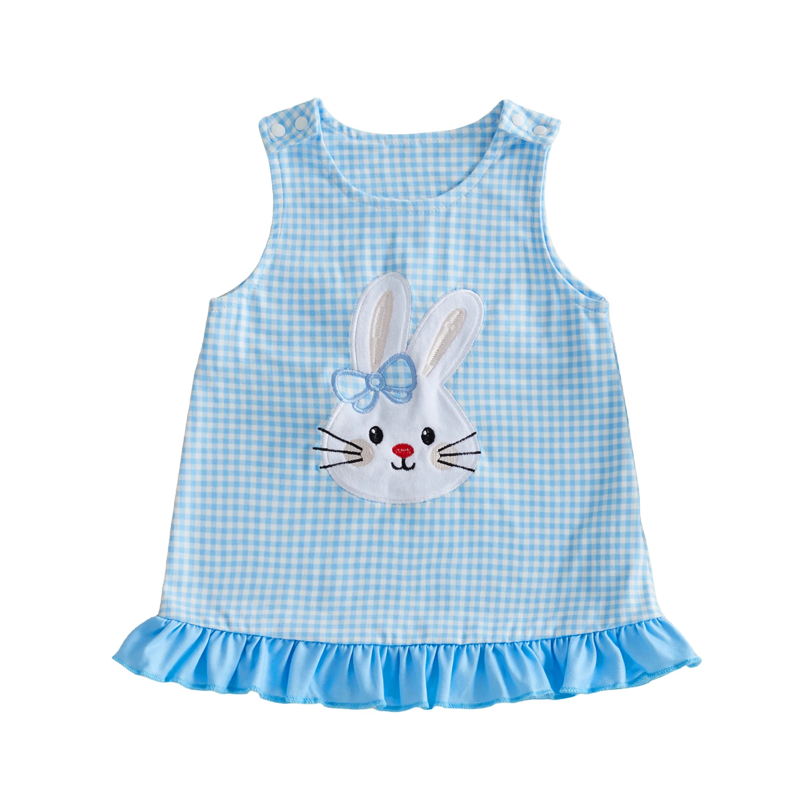 Toddler Baby Girl Easter Dress Sleeveless Crew Neck Rabbit Embroidery Plaid Dress
Toddler Baby Girl Easter Dress Sleeveless Crew Neck Rabbit Embroidery Plaid Dress