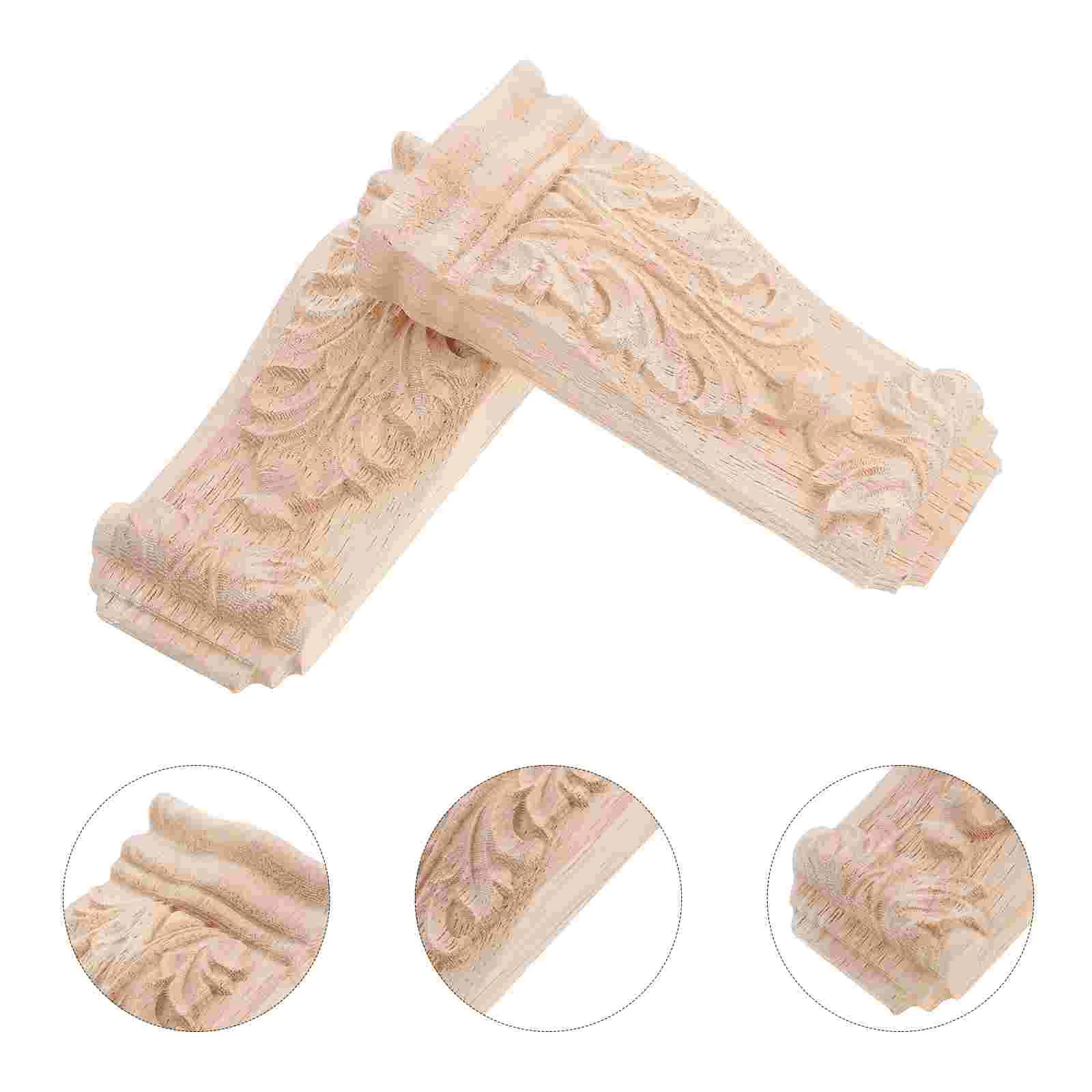 2 Pcs Wooden Roman Column Decorative Corbels Stigma Carvings Decals for Cabinet Appliques Columns Doorway
2 Pcs Wooden Roman Column Decorative Corbels Stigma Carvings Decals for Cabinet Appliques Columns Doorway