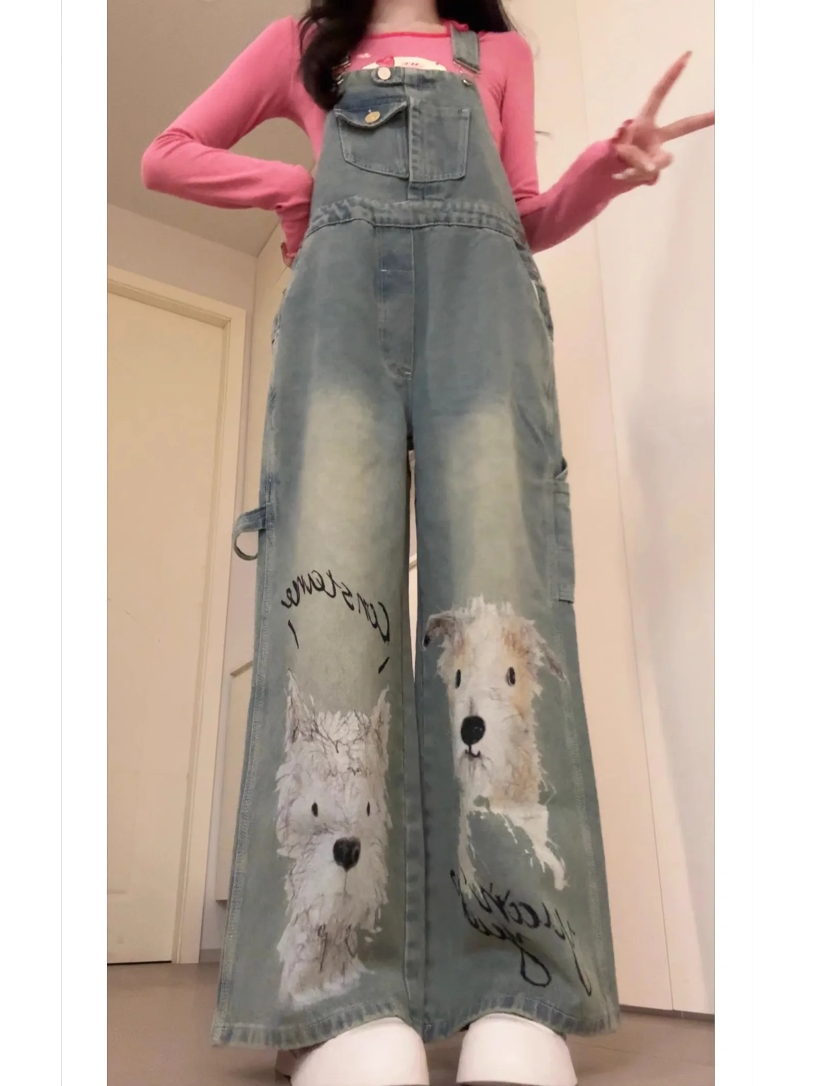 Летние женские джинсовые комбинезоны 2025 года с принтом собаки, приталенные прямые джинсы, дизайнерские брюки с принтом коровы, длинные джинсы с завышенной талией
Летние женские джинсовые комбинезоны 2025 года с принтом собаки, приталенные прямые джинсы, дизайнерские брюки с принтом коровы, длинные джинсы с завышенной талией