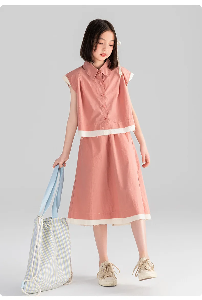 Baby Girl Clothes Suit Girls Set Summer 2024 New Casual Fashion Children Short Sleeve Fashion Comfort Skirt Two-piece Set
Baby Girl Clothes Suit Girls Set Summer 2024 New Casual Fashion Children Short Sleeve Fashion Comfort Skirt Two-piece Set
