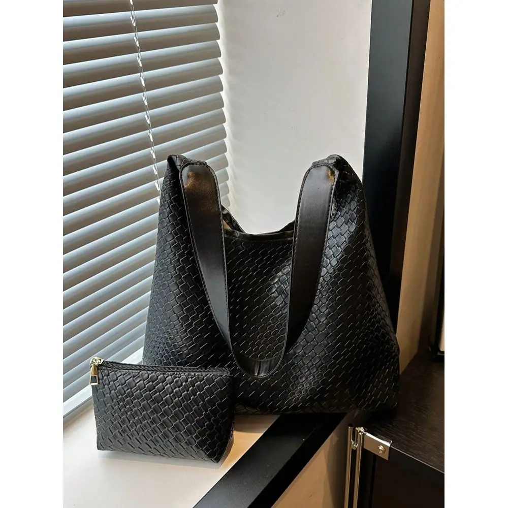 Pc Womens Fashion Crescent Woven Shoulder Bag With Inner Coin Purse
Pc Womens Fashion Crescent Woven Shoulder Bag With Inner Coin Purse