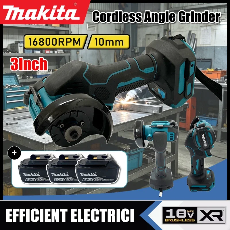 Makita 3 Inch Mini Angle Grinder Cutting Machine Cordless Electric Grinding Polishing Cutting Circular Saw Power Tool For 18V
Makita 3 Inch Mini Angle Grinder Cutting Machine Cordless Electric Grinding Polishing Cutting Circular Saw Power Tool For 18V