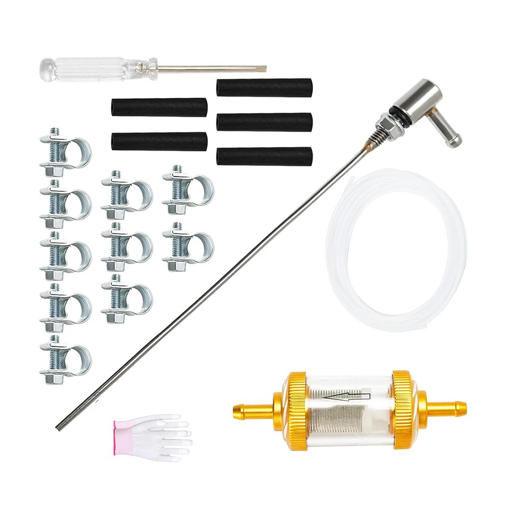  21PCs Fuel Standpipe Set Compatible With 4 KW Diesel Heater With Fuel Filter ,5 Connecting Hoses,10 Clamps
21PCs Fuel Standpipe Set Compatible With 4 KW Diesel Heater With Fuel Filter ,5 Connecting Hoses,10 Clamps
