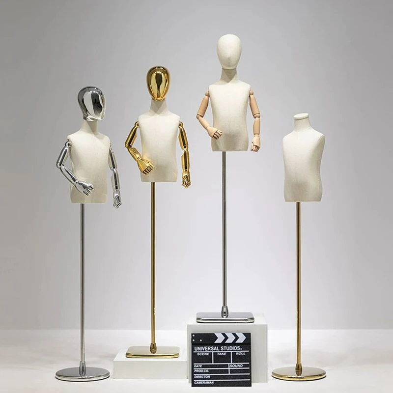 2-4 years old Child mannequin girl and boy half body with Chrome head for children dummy clothes display
2-4 years old Child mannequin girl and boy half body with Chrome head for children dummy clothes display