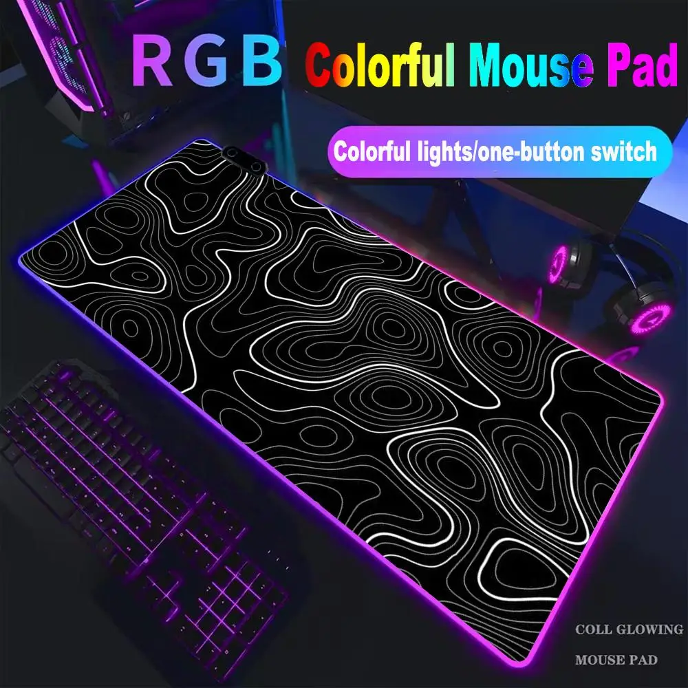 ‘HYBXXC’Black White Topographic Map Mouse Pad Desktop Keyboard Table Pads Game Anti-slip Desk Mat Computer Accessories Mousepad
‘HYBXXC’Black White Topographic Map Mouse Pad Desktop Keyboard Table Pads Game Anti-slip Desk Mat Computer Accessories Mousepad