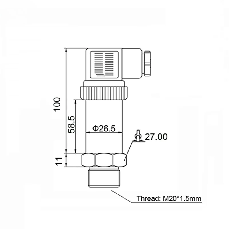 4-20mA Hydraulic Pneumatic Hydraulic Transmitter Diffused Silicon Pressure Transmitter Sensor, High Precision
4-20mA Hydraulic Pneumatic Hydraulic Transmitter Diffused Silicon Pressure Transmitter Sensor, High Precision