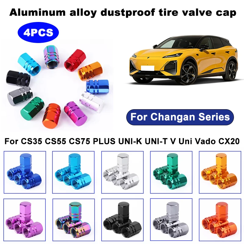 4PCS aluminum alloy car tire valve stem cap tire wheel rim valve cover dustproof and waterproof For Changan Series car accessory
4PCS aluminum alloy car tire valve stem cap tire wheel rim valve cover dustproof and waterproof For Changan Series car accessory