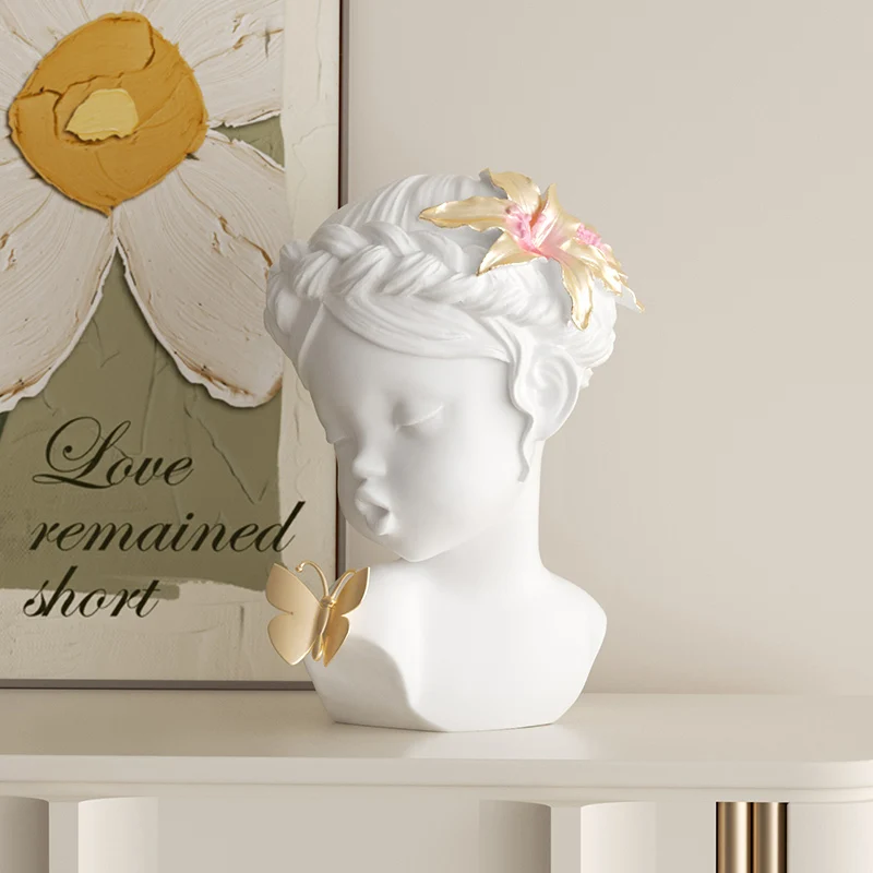 Nordic Creative Girl Butterfly Statue Baby Angel Sculpture, Resin Modern Urban Bust Crafts, Living Room Ornaments Home Decor
Nordic Creative Girl Butterfly Statue Baby Angel Sculpture, Resin Modern Urban Bust Crafts, Living Room Ornaments Home Decor