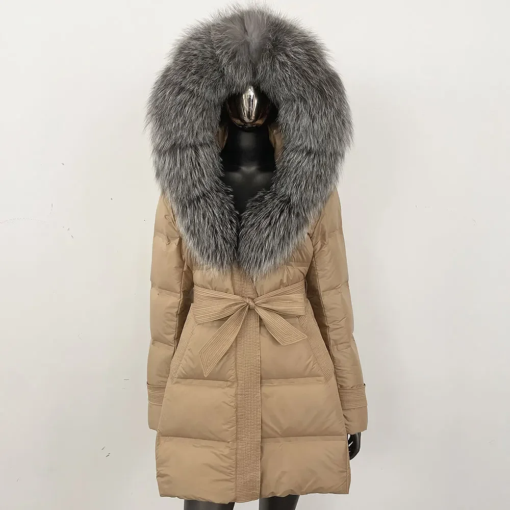 Women Natural Raccoon Fur Coat Lady Real Fox Fur Coat Thick New Winter Down Jacket White Duck Down Jacket Female Puffer Jacket
Women Natural Raccoon Fur Coat Lady Real Fox Fur Coat Thick New Winter Down Jacket White Duck Down Jacket Female Puffer Jacket