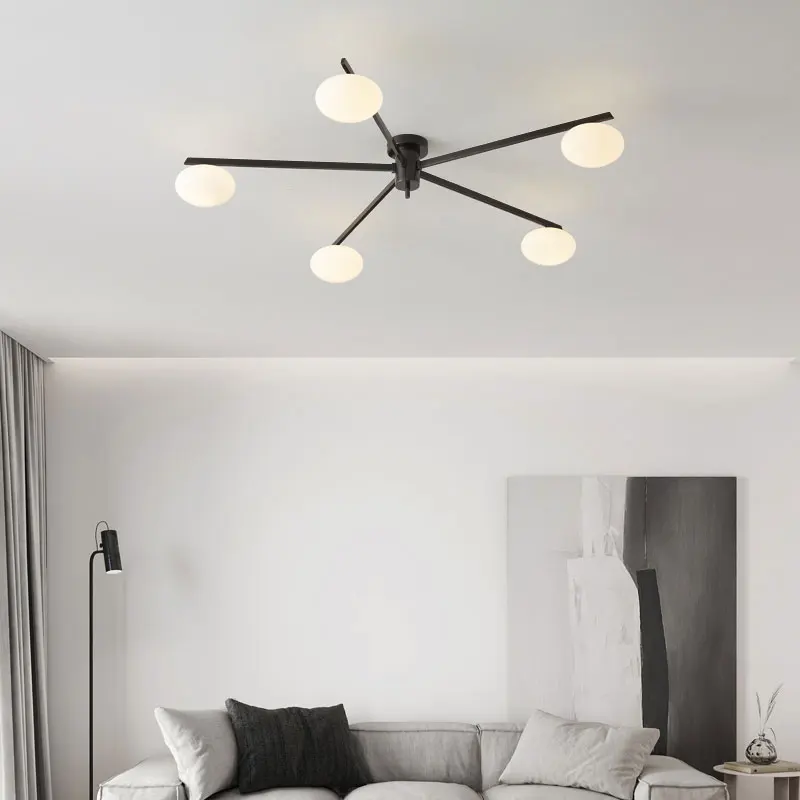Modern 6-Light Black Chandelier Real Copper LED Ceiling Light with G9 Bulb Living Room Bedroom Kitchen Home Decor Nordic Lamp
Modern 6-Light Black Chandelier Real Copper LED Ceiling Light with G9 Bulb Living Room Bedroom Kitchen Home Decor Nordic Lamp