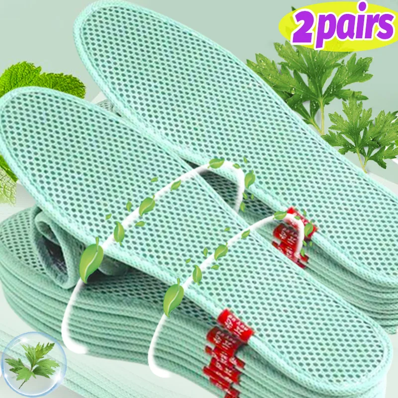 2 пары вставок для обуви из полыни, впитывающих пот, для бега и спорта, весна-осень, сетчатые дышащие подушечки, дезодорирующие стельки для женщин и мужчин
2 пары вставок для обуви из полыни, впитывающих пот, для бега и спорта, весна-осень, сетчатые дышащие подушечки, дезодорирующие стельки для женщин и мужчин