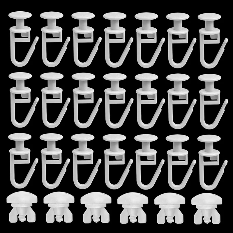 100 curtain hooks, 6 x stoppers, curtain gliders with 11 mm head for curtain rails, with lockable hook, universal curtain rolle
100 curtain hooks, 6 x stoppers, curtain gliders with 11 mm head for curtain rails, with lockable hook, universal curtain rolle