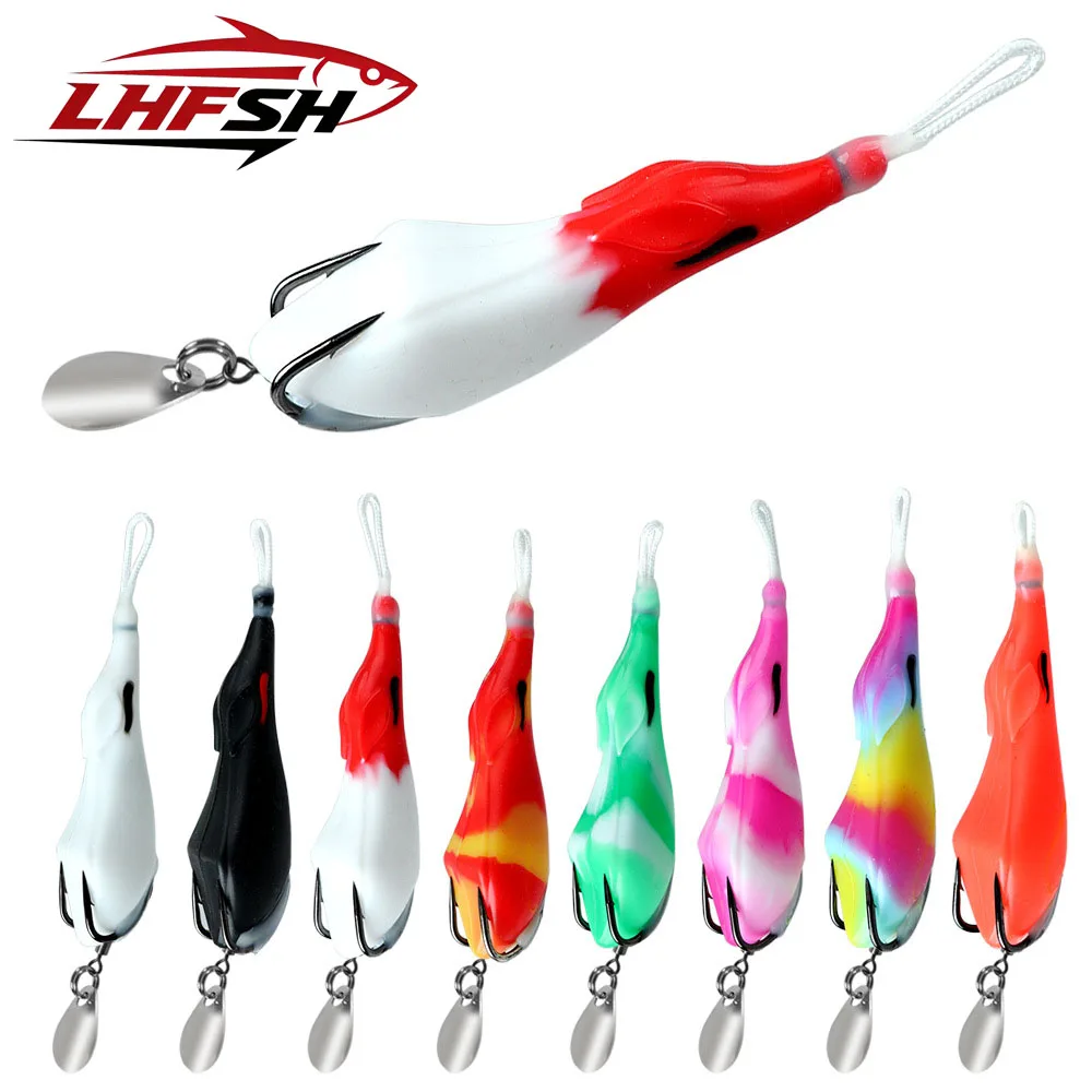 LHFSH 8.5cm/16g Artificial Baits Fishing Bait Propeller Frog Soft Baits Lure Lightweight Resin Wear-resistant for Bass Fishing
LHFSH 8.5cm/16g Artificial Baits Fishing Bait Propeller Frog Soft Baits Lure Lightweight Resin Wear-resistant for Bass Fishing