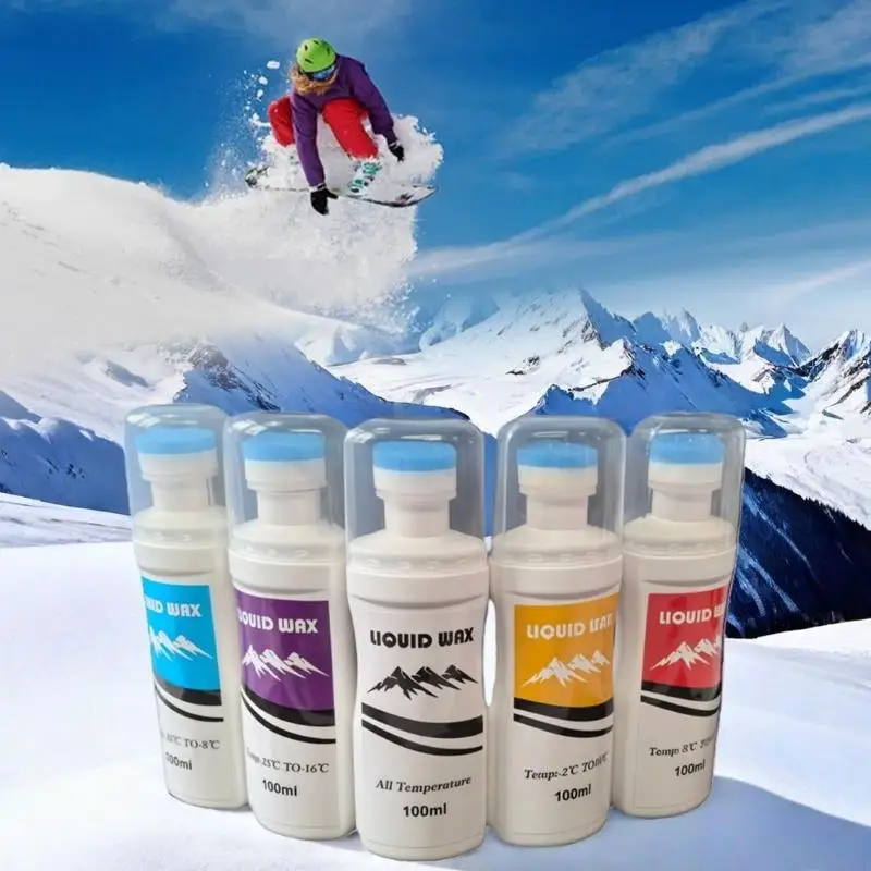 Liquid Ski Wax with Applicator 100ml Universal Liquid Ski and Snowboard Wax For Quick Application On Snowboards And Skis
Liquid Ski Wax with Applicator 100ml Universal Liquid Ski and Snowboard Wax For Quick Application On Snowboards And Skis