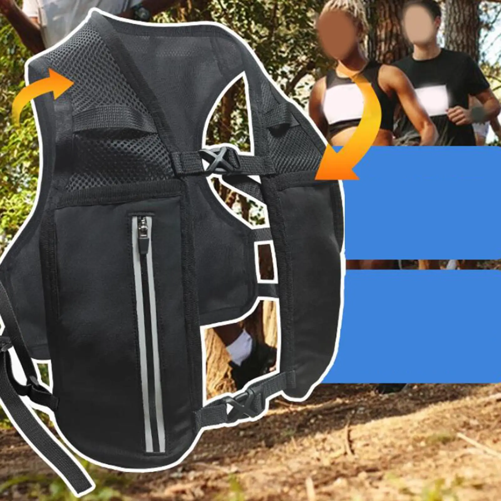 Running Vest Large Capacity Multi Pockets Lightweight Hydration Pack Hydration Vest for Running Jogging Cycling Camping Hiking
Running Vest Large Capacity Multi Pockets Lightweight Hydration Pack Hydration Vest for Running Jogging Cycling Camping Hiking