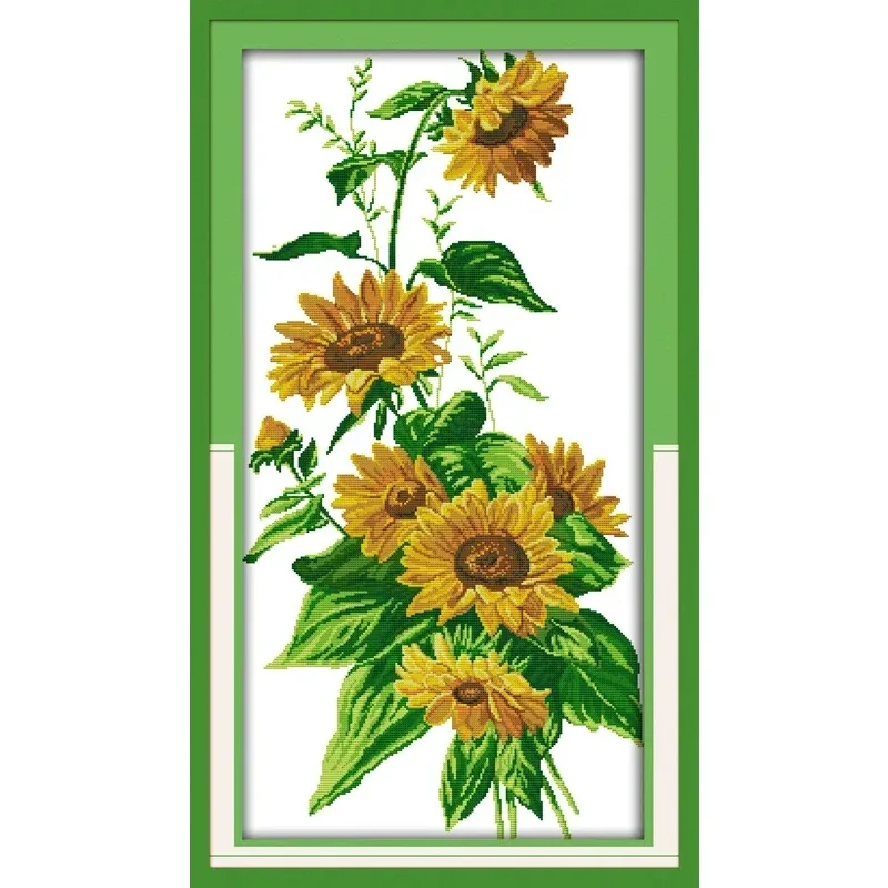 Joy Sunday Новый набор для вышивки крестом с принтом Easy Pattern Aida Набор для вышивки ткани с тиснением-подсолнухи
Joy Sunday Новый набор для вышивки крестом с принтом Easy Pattern Aida Набор для вышивки ткани с тиснением-подсолнухи