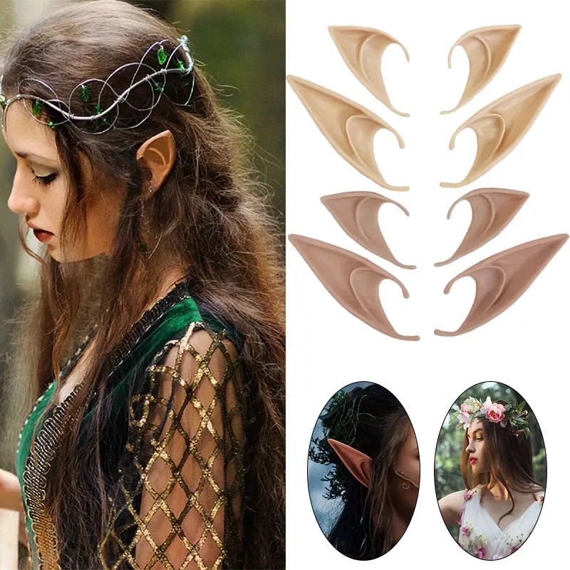1Pair Halloween Latex Elf Ears High False Ears Props Fairy Angel Dress Up Cosplay Costume Accessories Halloween Party Decoration
1Pair Halloween Latex Elf Ears High False Ears Props Fairy Angel Dress Up Cosplay Costume Accessories Halloween Party Decoration