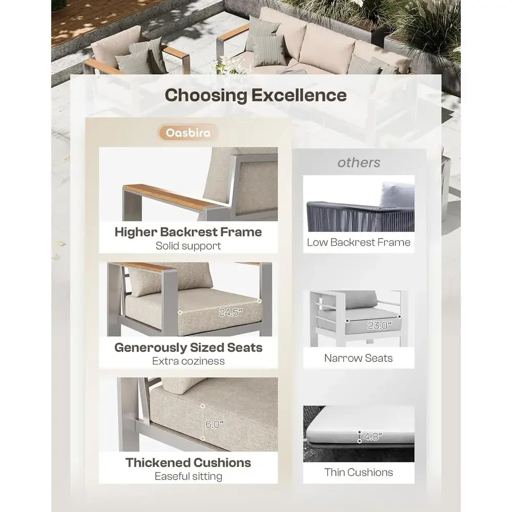 Special Offer4-Piece Patio Furniture Set With Washable Cushions, Suitable For Deck, Balcony, Silver
Special Offer4-Piece Patio Furniture Set With Washable Cushions, Suitable For Deck, Balcony, Silver