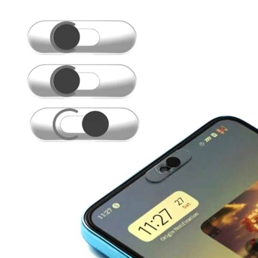 Ultra-Thin Transparent Front Camera Cover, Webcam Privacy Protector Slide for Smartphones, Compatible with Galaxy Pixel iPad, A
Ultra-Thin Transparent Front Camera Cover, Webcam Privacy Protector Slide for Smartphones, Compatible with Galaxy Pixel iPad, A
