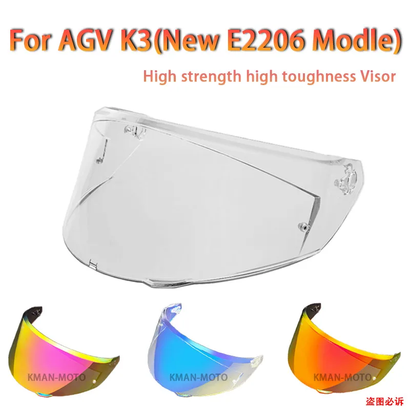 Helmet Visor for AGV K3 Shield New Model E2206 Old K3 K4 Motorcycle Helmet Glasses Motorbike Helmet Lens motorcycle accessories
Helmet Visor for AGV K3 Shield New Model E2206 Old K3 K4 Motorcycle Helmet Glasses Motorbike Helmet Lens motorcycle accessories