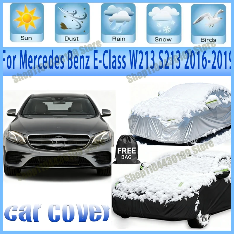 For Mercedes Benz E-Class W213 S213 2016-2019 Car Cover Waterproof UV Protection All Weather Dustproof Snow Rain Cover 190T
For Mercedes Benz E-Class W213 S213 2016-2019 Car Cover Waterproof UV Protection All Weather Dustproof Snow Rain Cover 190T