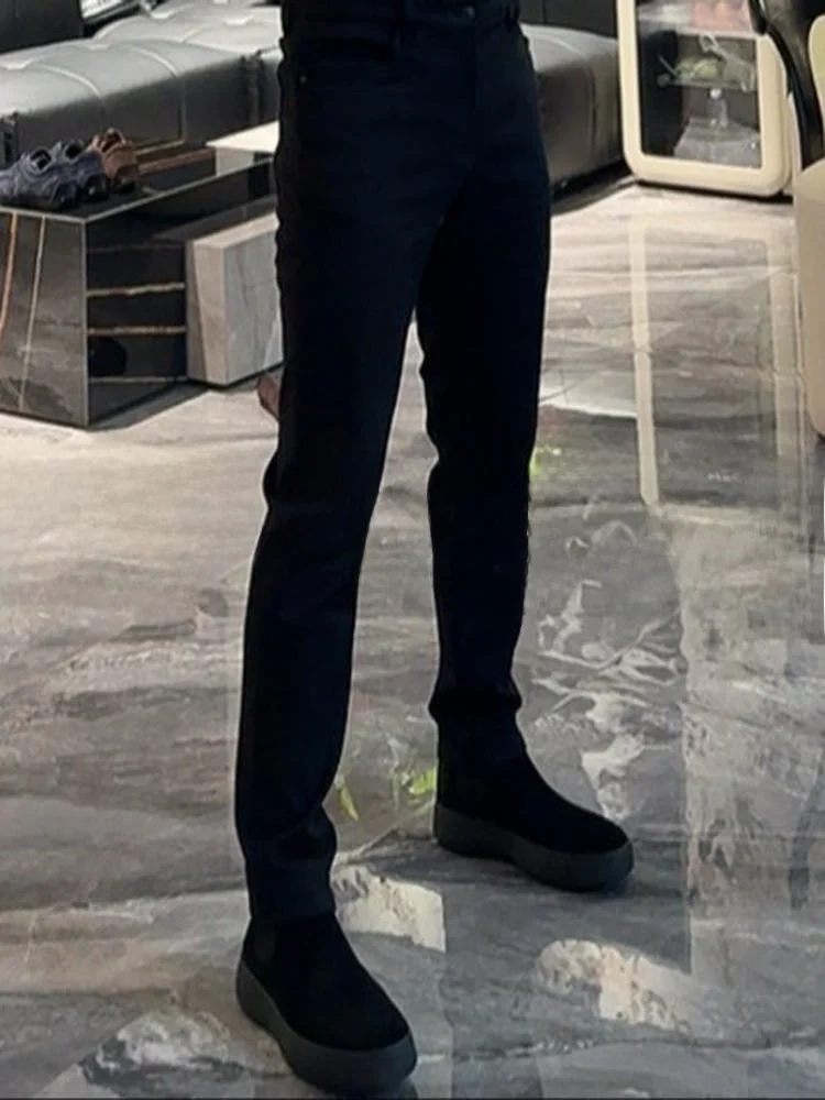 Мужские джинсы Ele Bla Slim Straight: эластичные, модные, городские, со средней посадкой, на молнии, удобные, длинные брюки
Мужские джинсы Ele Bla Slim Straight: эластичные, модные, городские, со средней посадкой, на молнии, удобные, длинные брюки