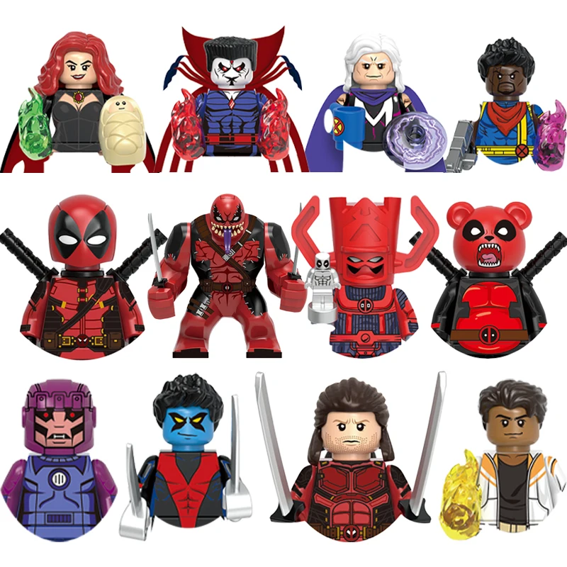 Marvel Legends GH0567-0582 Bricks For Toys Gifts Vemonpool New Mini Action Figures Children Building Blocks For Party Gifts
Marvel Legends GH0567-0582 Bricks For Toys Gifts Vemonpool New Mini Action Figures Children Building Blocks For Party Gifts
