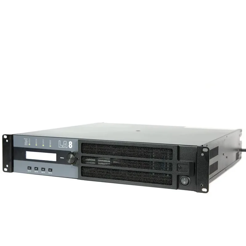 LA8 2000 Watts 2u 4 Channel Professional Power Amplifier Audio Amplifier with Dsp Processor
LA8 2000 Watts 2u 4 Channel Professional Power Amplifier Audio Amplifier with Dsp Processor