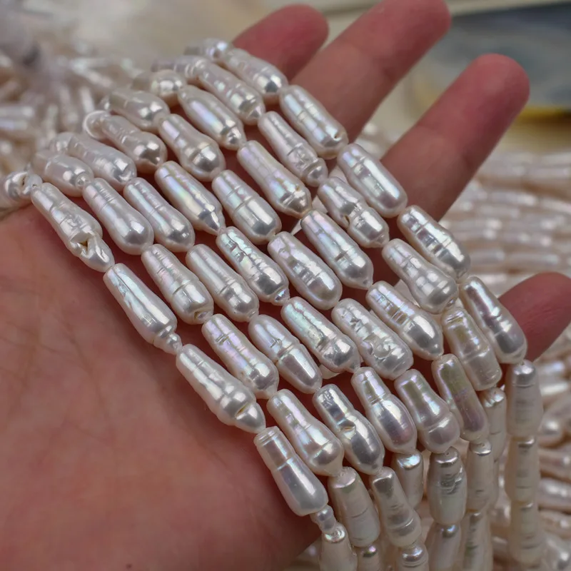 One strand Long 38cm Baroque Irregular Pearl Freshwater Pearl Loose Beads DIY Necklace Bracelet Jewelry Making Accessories Gift
One strand Long 38cm Baroque Irregular Pearl Freshwater Pearl Loose Beads DIY Necklace Bracelet Jewelry Making Accessories Gift