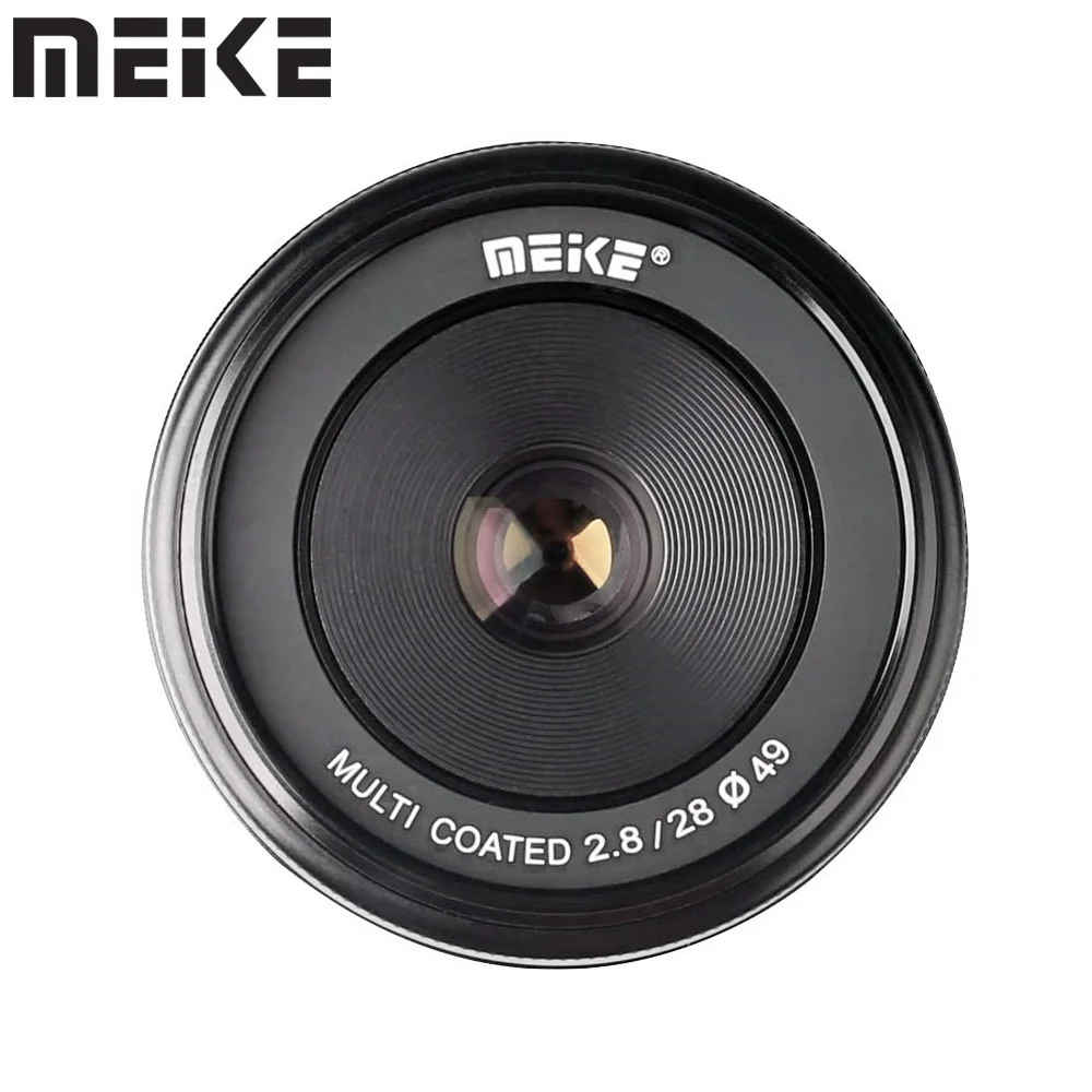 Объектив Meike 28 мм F2.8 с фиксированным ручным фокусом для Sony E-Mount A7 A7II A7SII A7S A7III A6000 A6300 A6400 A6500 A6600
Объектив Meike 28 мм F2.8 с фиксированным ручным фокусом для Sony E-Mount A7 A7II A7SII A7S A7III A6000 A6300 A6400 A6500 A6600
