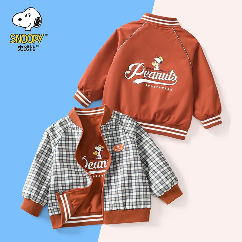 New Snoopy Children Jacket Spring Collection Fashion Leisure Windproof Double-Sided Stand Collar Boys and Girls Jacket Coat
New Snoopy Children Jacket Spring Collection Fashion Leisure Windproof Double-Sided Stand Collar Boys and Girls Jacket Coat