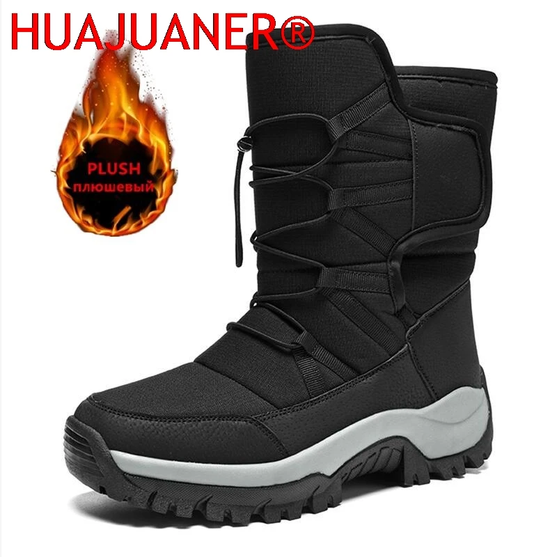 Мужские зимние водонепроницаемые ботинки, теплые плюшевые сапоги для пар, уличные нескользящие походные ботинки, рабочие ботинки для мужчин, ботинки до щиколотки
Мужские зимние водонепроницаемые ботинки, теплые плюшевые сапоги для пар, уличные нескользящие походные ботинки, рабочие ботинки для мужчин, ботинки до щиколотки