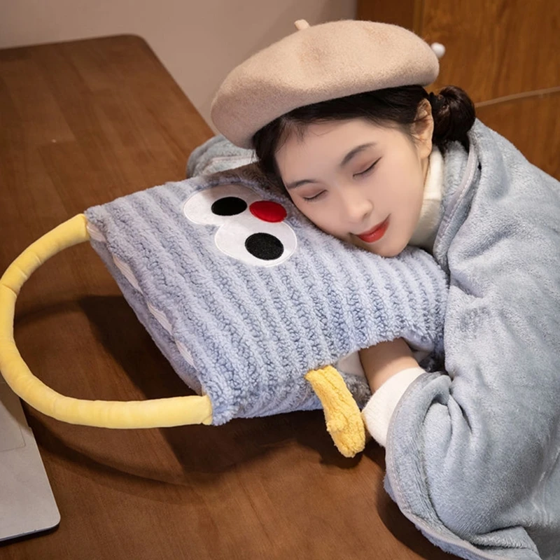 Plush Companion Throw Pillow Blanket For Stress Relief Daily Hugging And Back Support Home Office Neck Napping Pillow 15UB
Plush Companion Throw Pillow Blanket For Stress Relief Daily Hugging And Back Support Home Office Neck Napping Pillow 15UB