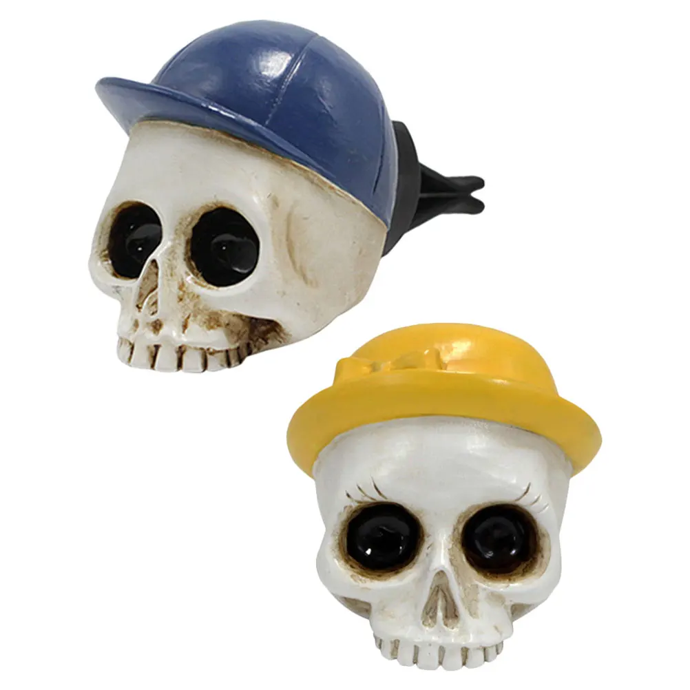 2pcs Skull Aromatherapy Ornament Car Air Fresheners Decorative Clip Vent Goth Fragrance Diffuser Halloween Interior
2pcs Skull Aromatherapy Ornament Car Air Fresheners Decorative Clip Vent Goth Fragrance Diffuser Halloween Interior
