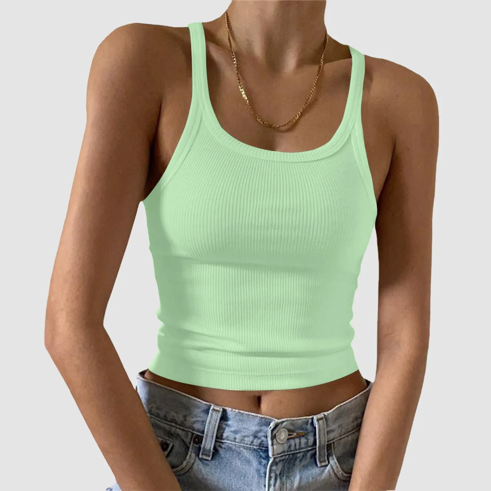 Sexy Sleeveless Basic Graphic Tanks Collar Crop Top Women Tank Shirt Casual Vest Skinny Y2K Camis Summer 2024 Slim All-match Top
Sexy Sleeveless Basic Graphic Tanks Collar Crop Top Women Tank Shirt Casual Vest Skinny Y2K Camis Summer 2024 Slim All-match Top
