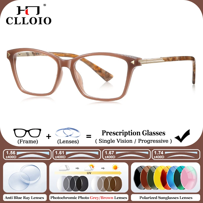 CLLOIO Fashion Simple Square Prescription Glasses Anti Blue Light/Photochromic/ Myopia/Hyperopia/Progressive Eyeglasses Unisex
CLLOIO Fashion Simple Square Prescription Glasses Anti Blue Light/Photochromic/ Myopia/Hyperopia/Progressive Eyeglasses Unisex
