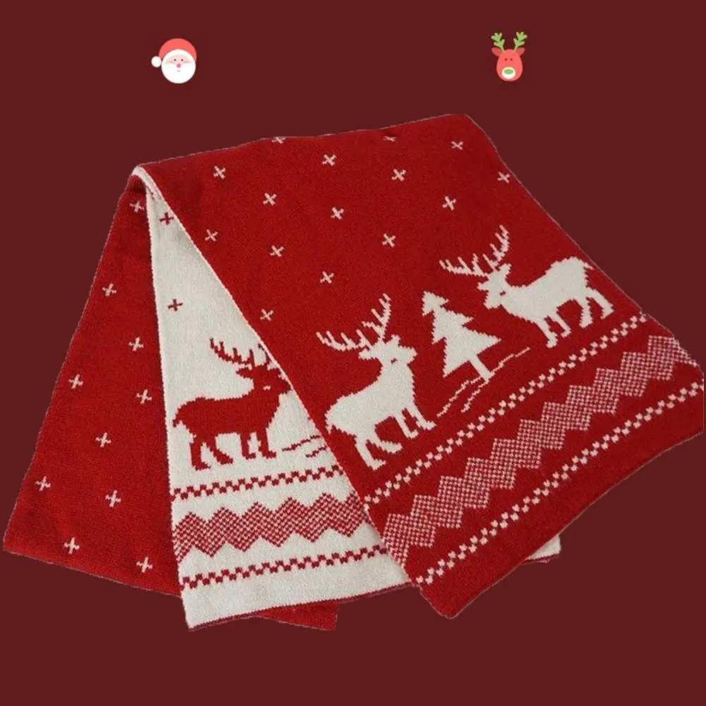 Christmas Pattern Long Scarf Knitted Printed Snowflake Scarves Winter Warm Double-sided Couple Shawl Gift for Women Girls
Christmas Pattern Long Scarf Knitted Printed Snowflake Scarves Winter Warm Double-sided Couple Shawl Gift for Women Girls