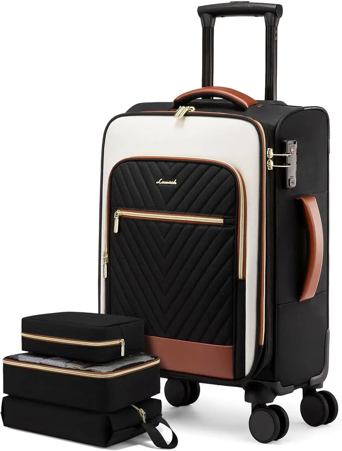22x14x9 Airline Approved Carry-On Suitcase, 20 Inch Lightweight Rolling Luggage with TSA Lock for Women Travel
22x14x9 Airline Approved Carry-On Suitcase, 20 Inch Lightweight Rolling Luggage with TSA Lock for Women Travel