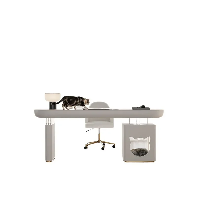 Light luxury modern high-end home acrylic computer desk office desk
Light luxury modern high-end home acrylic computer desk office desk