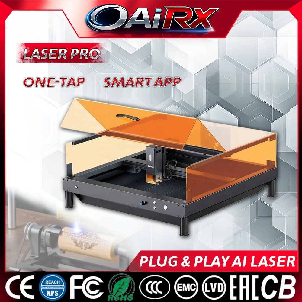 Лазерный гравировальный станок Professional D5 PRO для эффективной работы с пластиком и окрашенными деревянными изделиями, калибровка AI
Лазерный гравировальный станок Professional D5 PRO для эффективной работы с пластиком и окрашенными деревянными изделиями, калибровка AI