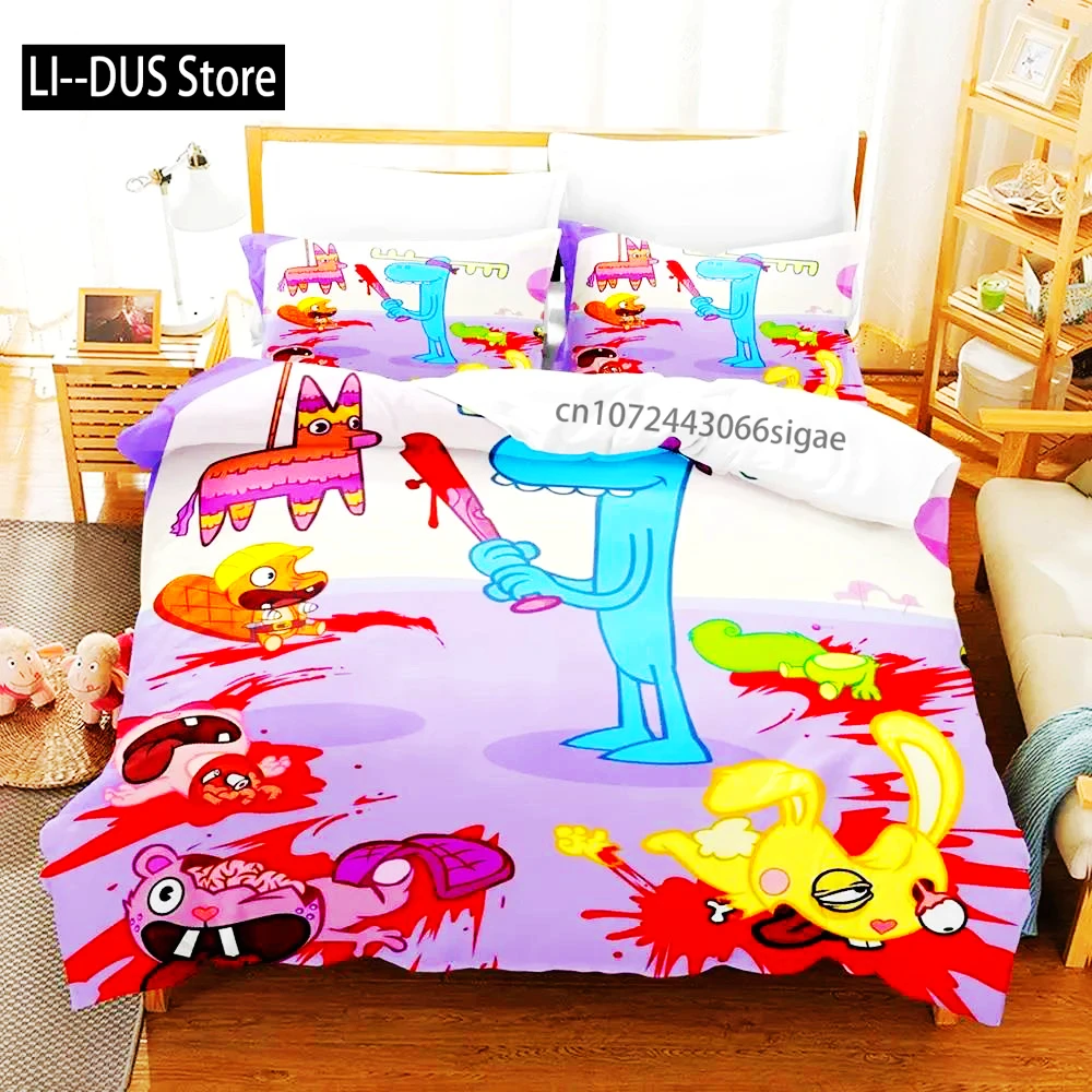 Happy Tree Friends Anime Duvet Cover Set For Boys Bedroom Single Twin Full Queen King Size 2024 Quilt Cover Pillowcase
Happy Tree Friends Anime Duvet Cover Set For Boys Bedroom Single Twin Full Queen King Size 2024 Quilt Cover Pillowcase