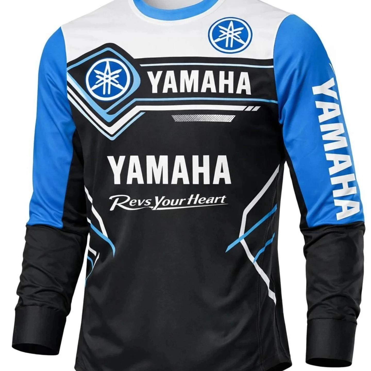 Летний велосипедный костюм Yamaha в стиле ретро с длинными рукавами, спортивная футболка для любителей мотогонок, дышащая быстросохнущая футболка большого размера
Летний велосипедный костюм Yamaha в стиле ретро с длинными рукавами, спортивная футболка для любителей мотогонок, дышащая быстросохнущая футболка большого размера